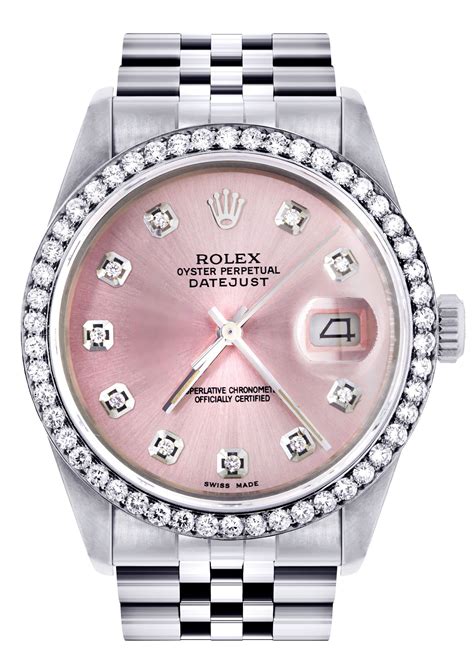 pink face rolex women